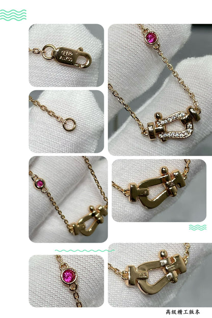 [Eternal Jewelry]FORCE 10 DIAMOND PINK GOLD NECKLACE