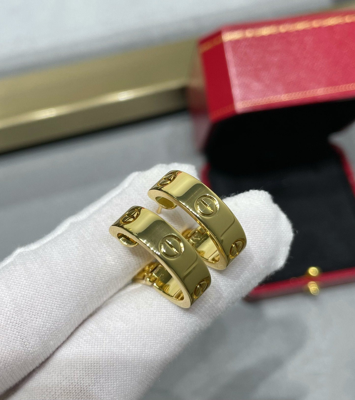 [Eternal Jewelry]LOVE 5.5MM EARRINGS