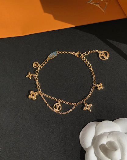 [Eternal Jewelry]BLOOMING PINK GOLD MOP BRACELET