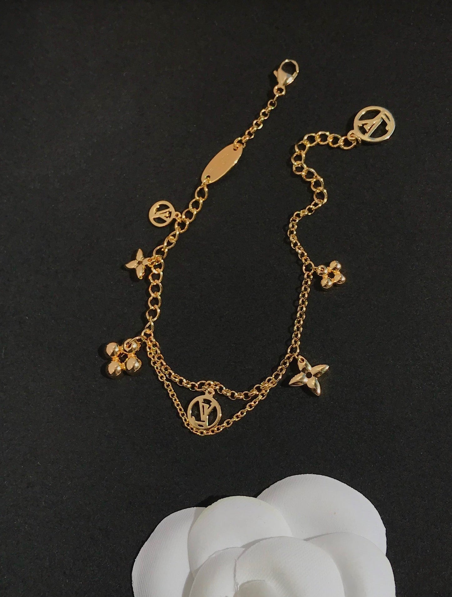 [Eternal Jewelry]BLOOMING PINK GOLD MOP BRACELET