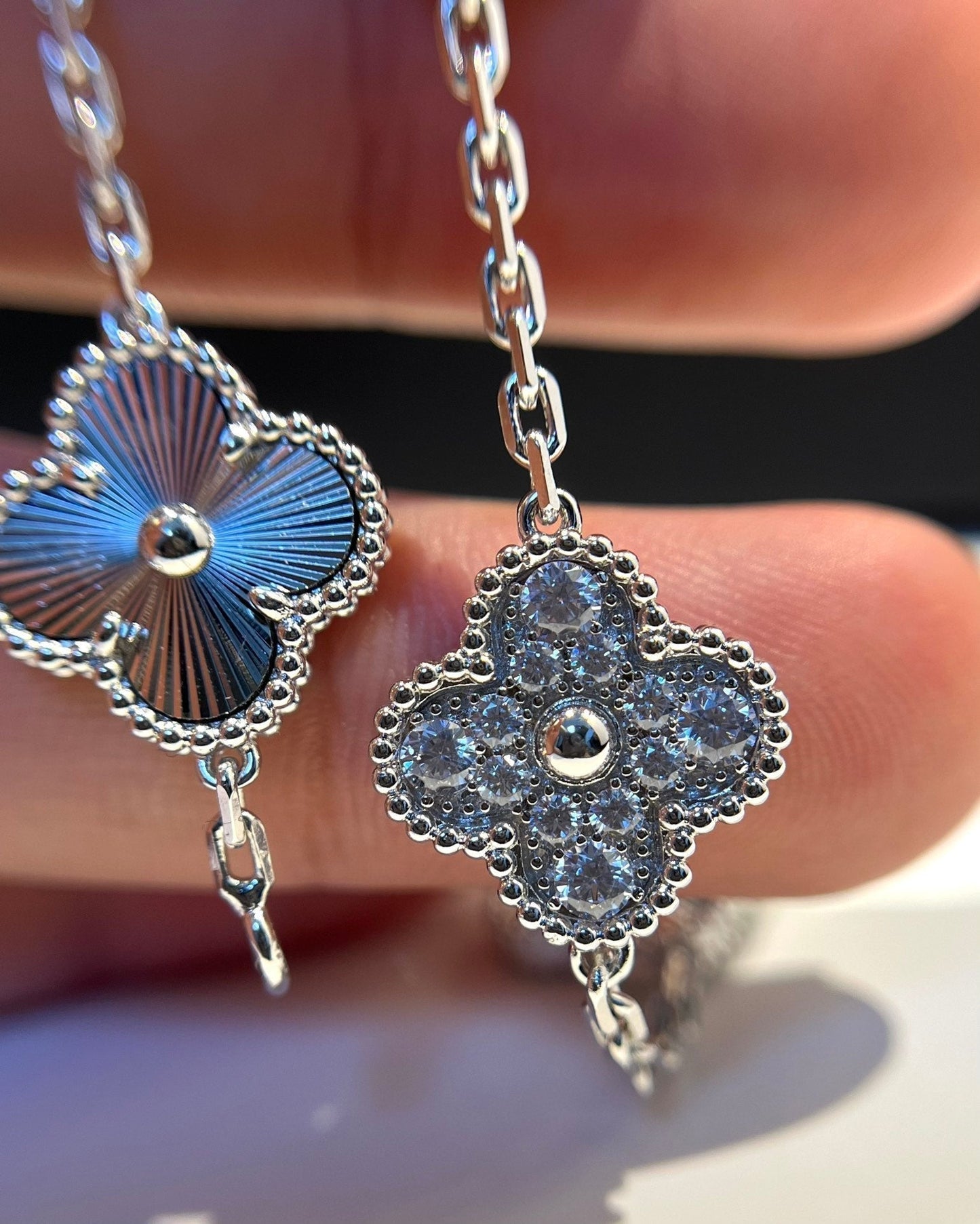 [Eternal Jewelry] CLOVER 5 MOTIF LASER BRACELET COLLECTION