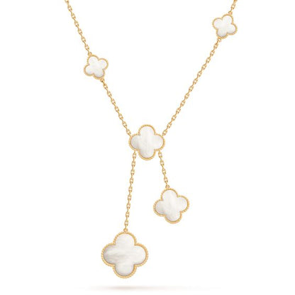 [Eternal Jewelry]CLOVER MOTHER OF PEARL NECKLACE 6 MOTIF