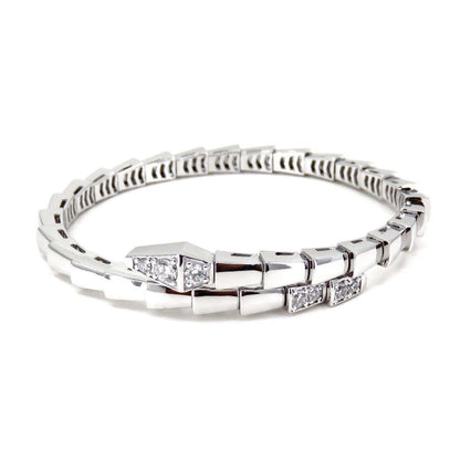 [Eternal Jewelry]SERPENTI BRACELET DIAMONDS SILVER