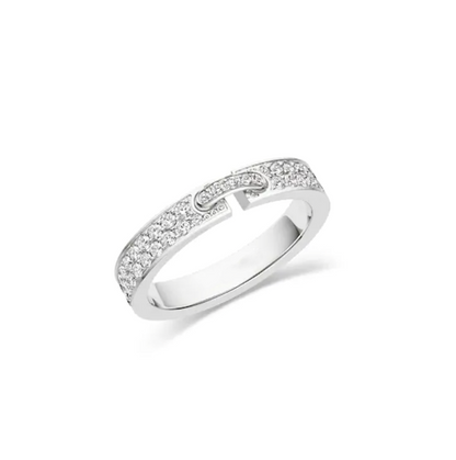 [Eternal Jewelry]ALLIANCE LIENS VIDENCE PAVED DIAMOND 4MM RING