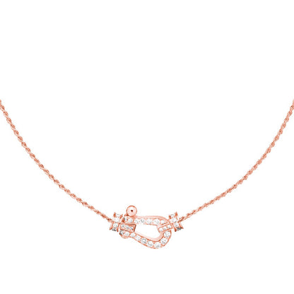 [Eternal Jewelry]FORCE 10 PINK GOLD DIAMOND NECKLACE