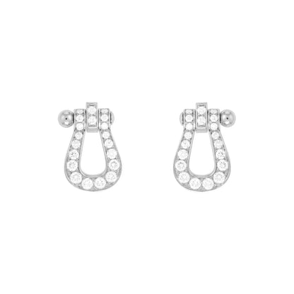 [Eternal Jewelry]FORCE 10 FULL DIAMOND STUD EARRINGS MINI MODEL