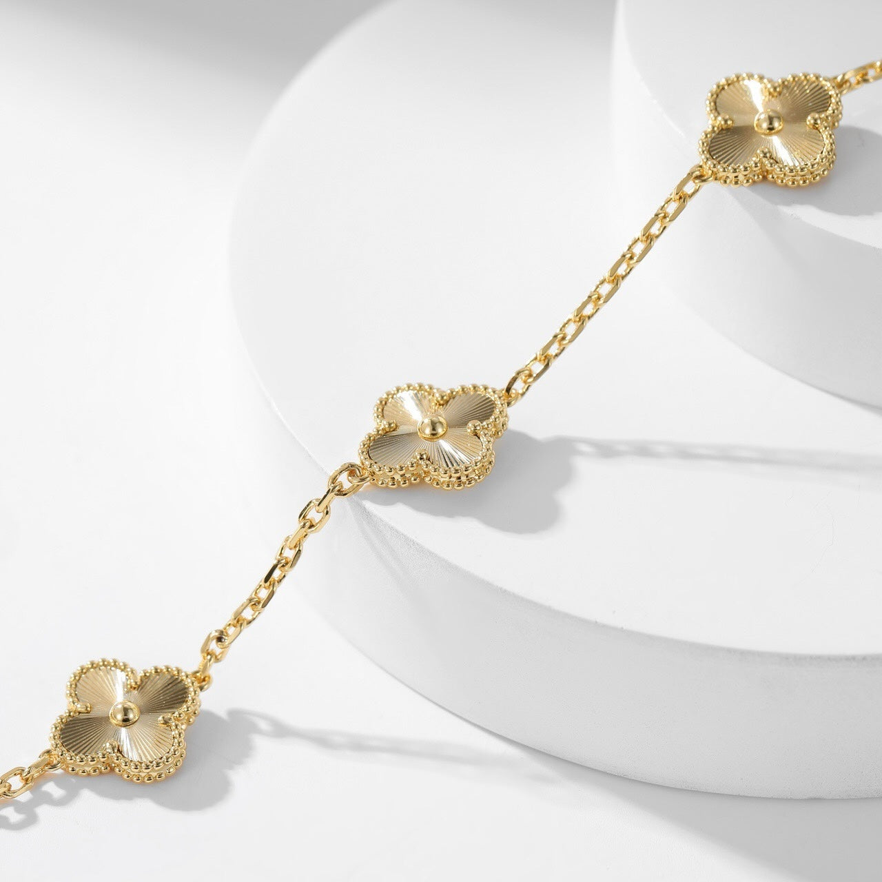 [Eternal Jewelry]CLOVER 10 MOTIFS LASER NECKLACE