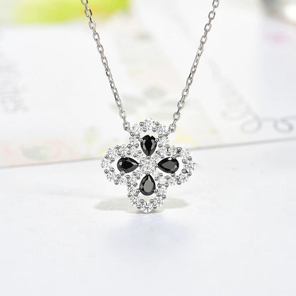 [Eternal Jewelry]LOOP NECKLACE FULL MOTIF DIAMOND 16MM MULTIPLE COLORS