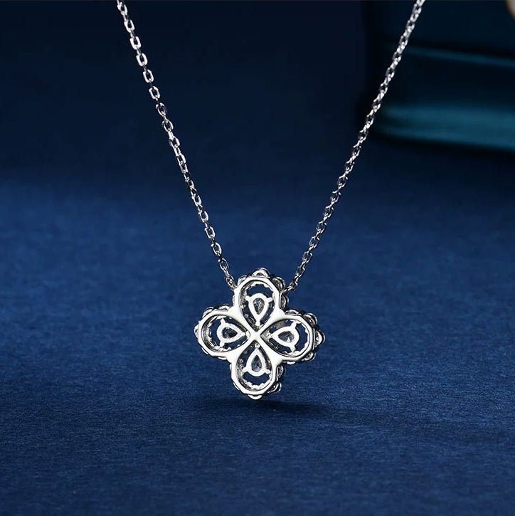 [Eternal Jewelry]LOOP NECKLACE FULL MOTIF DIAMOND 16MM MULTIPLE COLORS