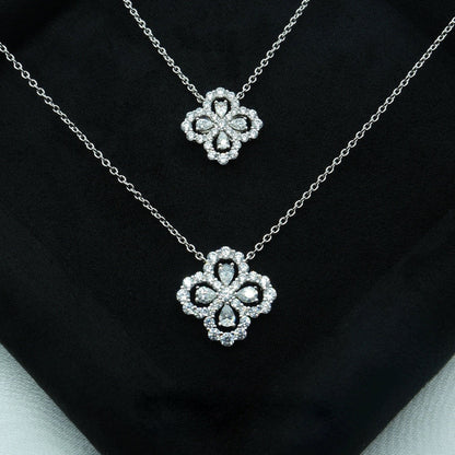 [Eternal Jewelry]LOOP NECKLACE FULL MOTIF DIAMOND COMBINATION