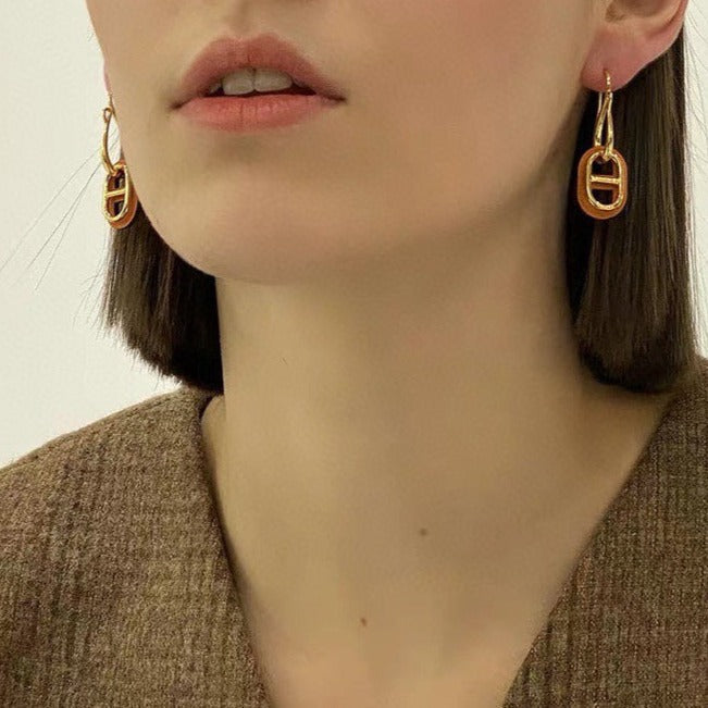 [Eternal Jewelry]HM O'MAILLON GOLD EARRINGS