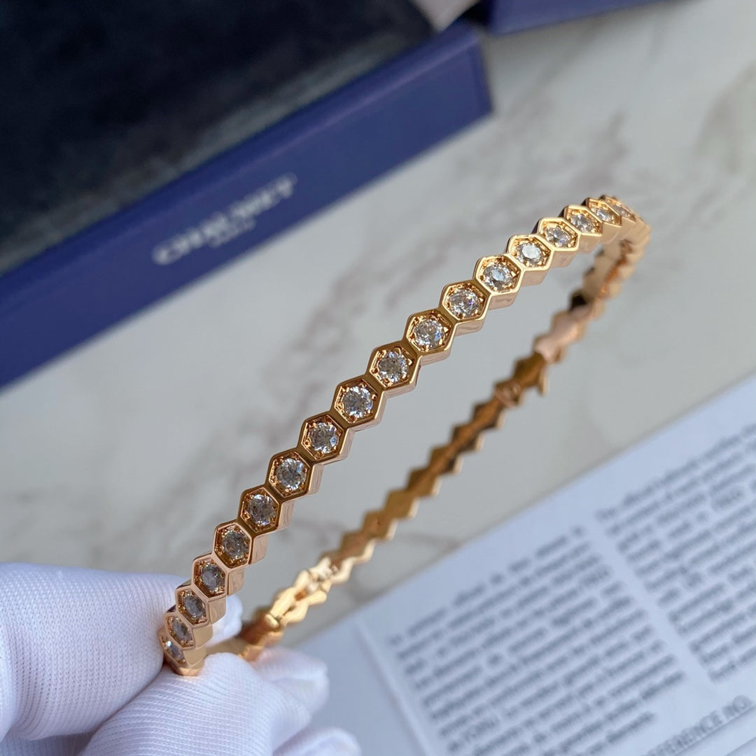 [Eternal Jewelry]BEE LOVE GOLD BRACELET FULL DIAMOND