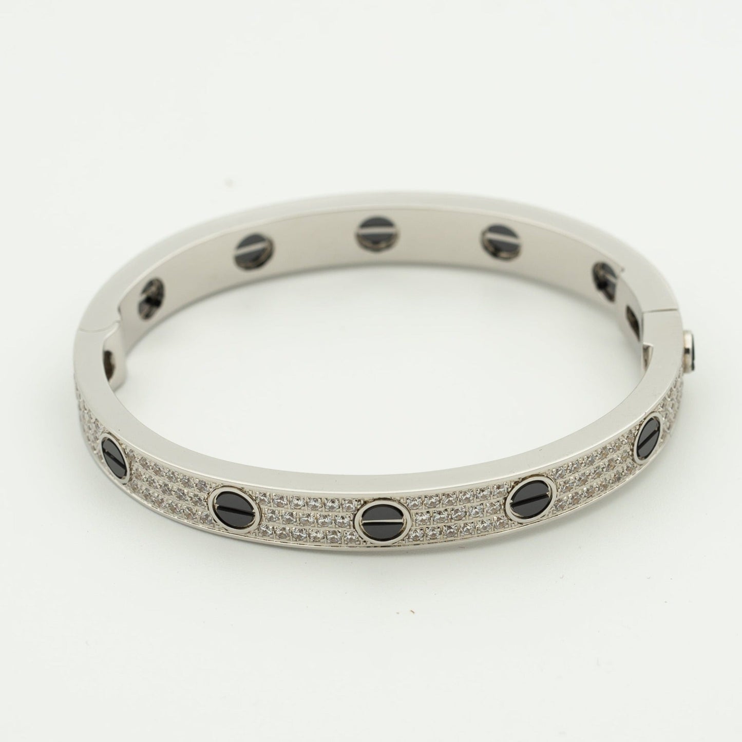 [Eternal Jewelry]LOVE BRACELET 6.1MM DIAMOND-PAVED CERAMIC
