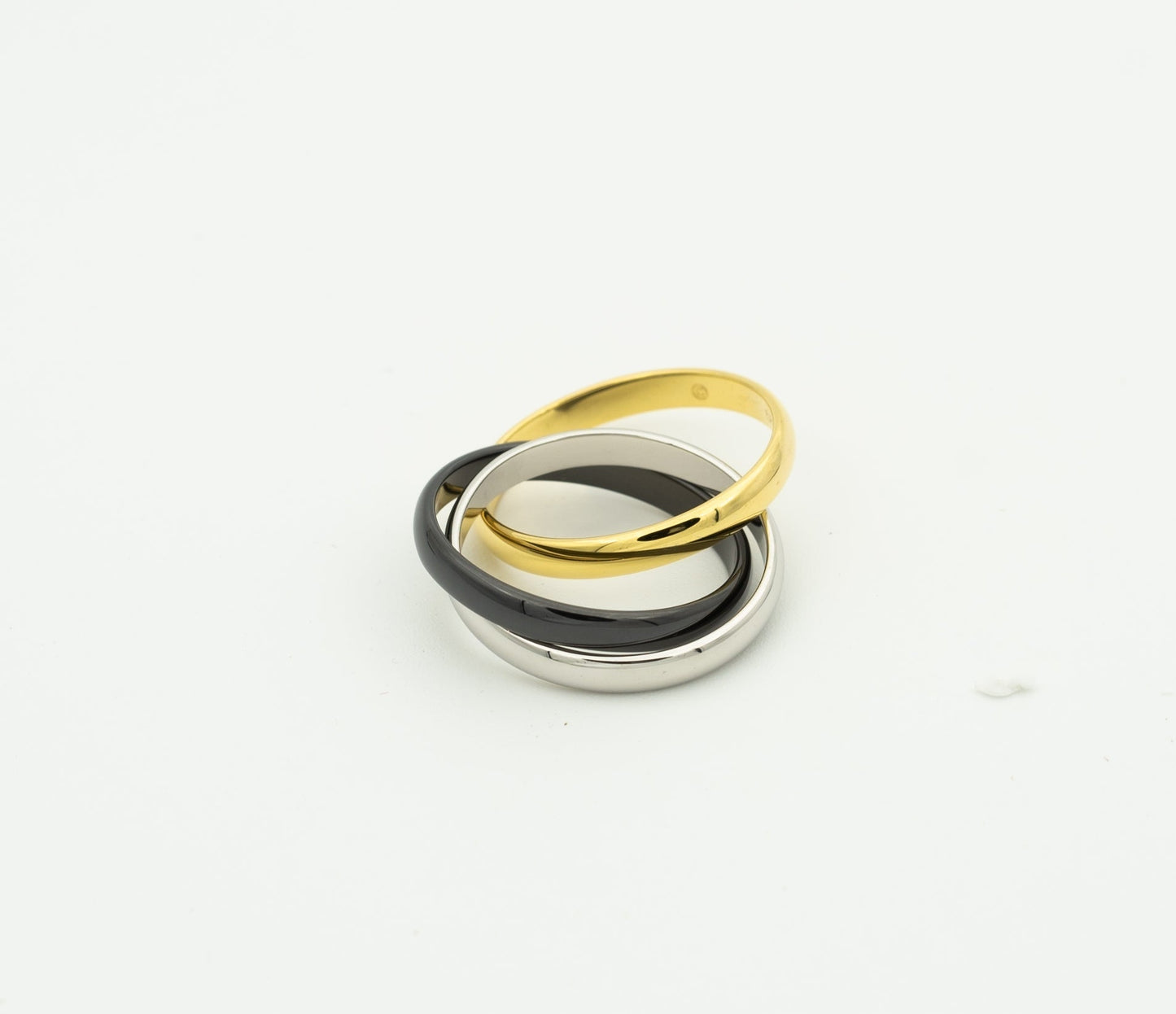 [Eternal Jewelry]TRINITY RING BLACK GOLD SILVER