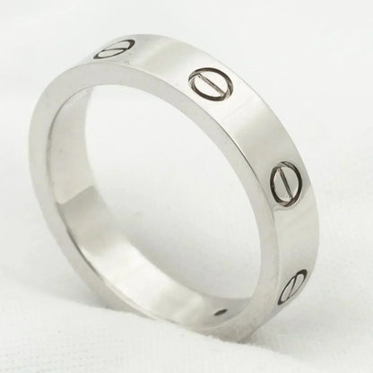[Eternal Jewelry]LOVE RING 4MM 1 DIAMOND SILVER