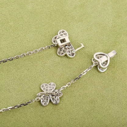 [Eternal Jewelry]FRIVOLE SILVER 9 FLOWERS NECKLACE
