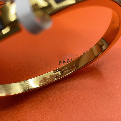 [Eternal Jewelry]CLASSIC HM CLIC BLACK 8MM ENAMEL BRACELET