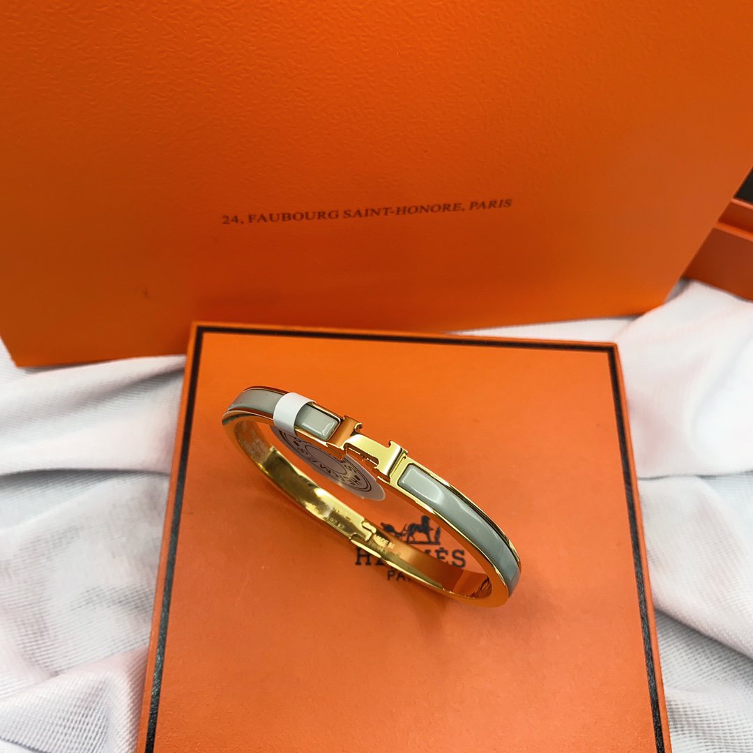 [Eternal Jewelry]CLASSIC HM CLIC GREEN 8MM ENAMEL BRACELET