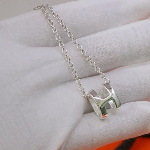 [Eternal Jewelry]HM NECKLACE H LETTER OVAL SERIES