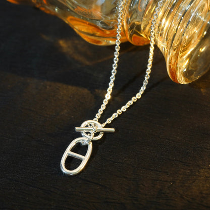 [Eternal Jewelry]HM CHAINE D'ANCRE PENDANT NECKLACE STERLING SILVER
