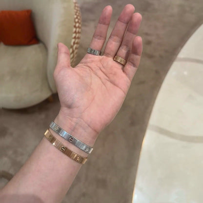 [Eternal Jewelry] 2025 NEW LOVE BRACELET BRUSHED STYLE