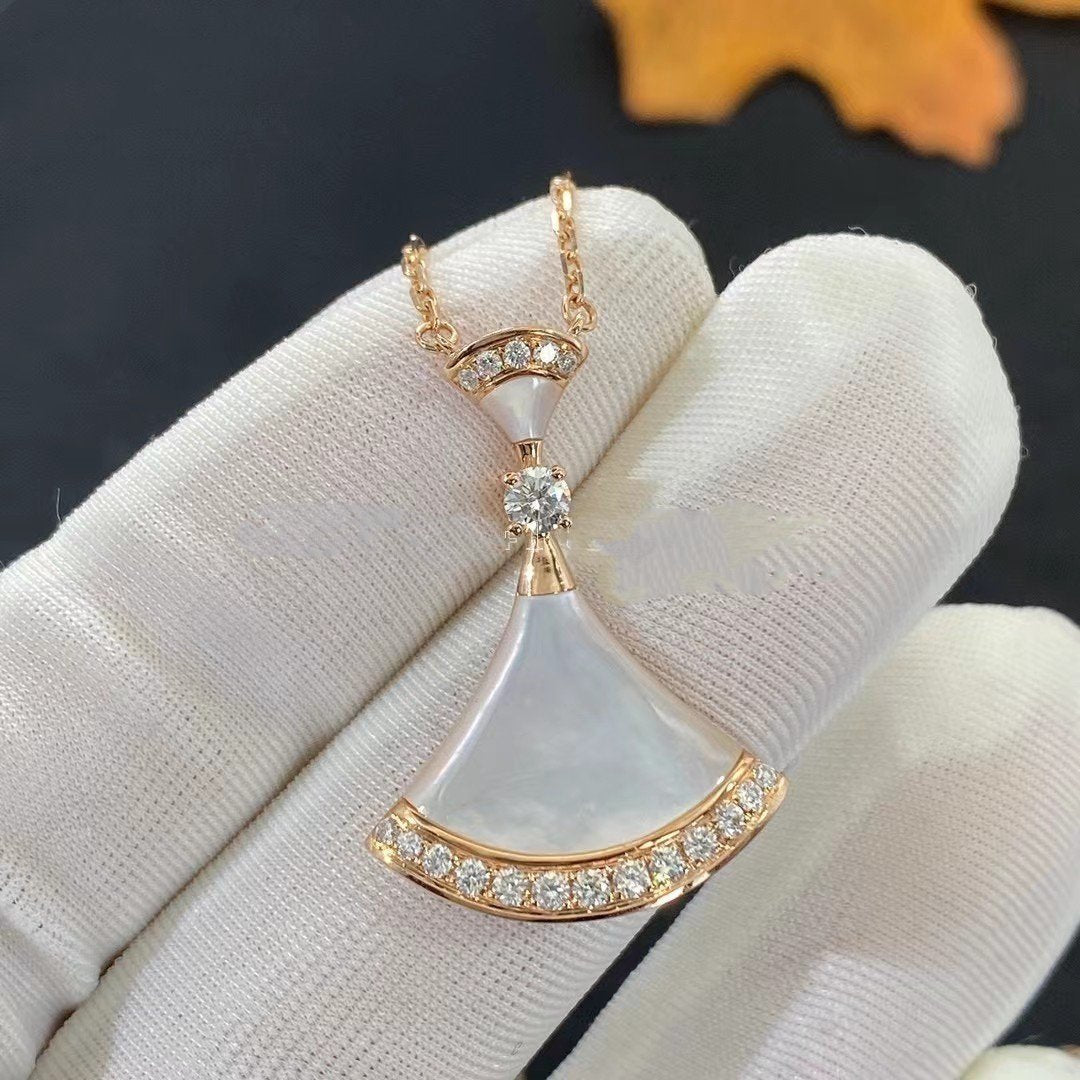 [Eternal Jewelry]DREAM NECKLACE MOP PINK GOLD DIAMOND