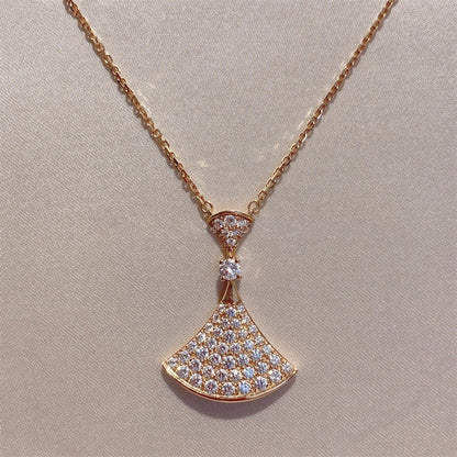 [Eternal Jewelry]DREAM NECKLACE PINK GOLD FULL DIAMOND