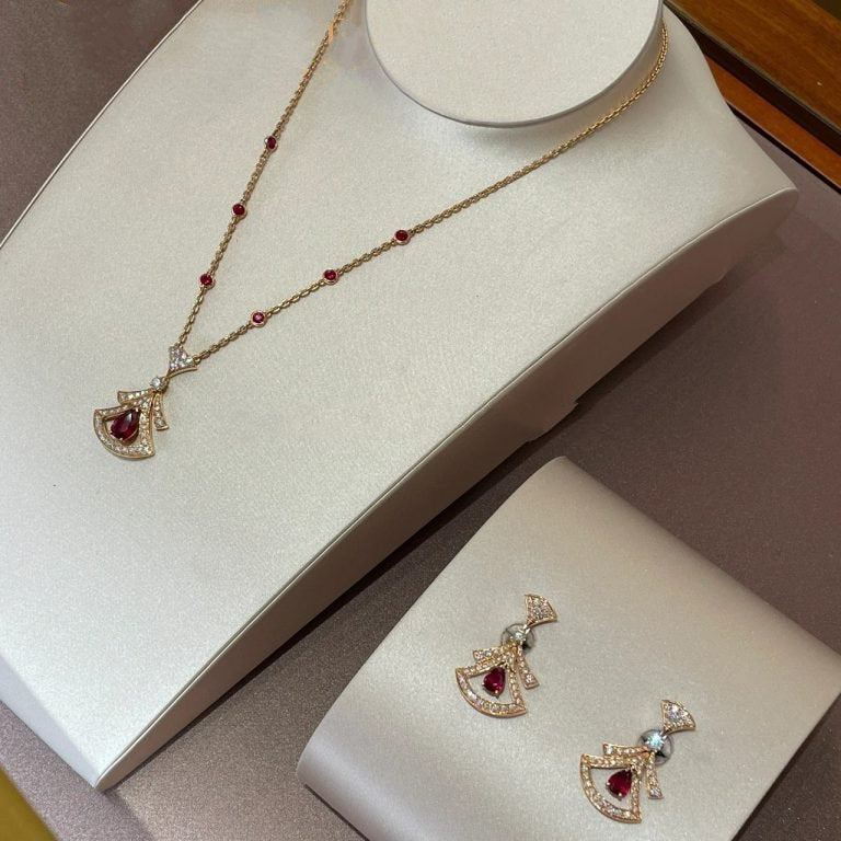 [Eternal Jewelry]DREAM NECKLACE CARNELIAN DIAMOND PINK GOLD