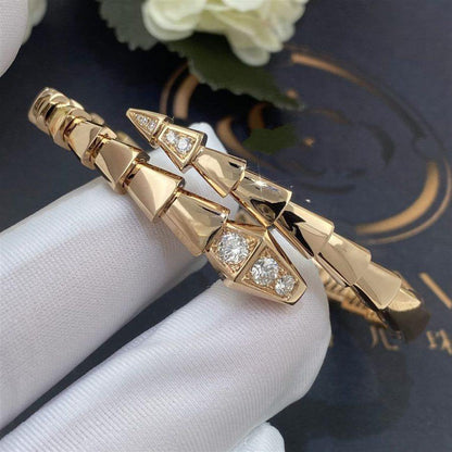 [Eternal Jewelry]SERPENTI BRACELET DIAMONDS PINK GOLD