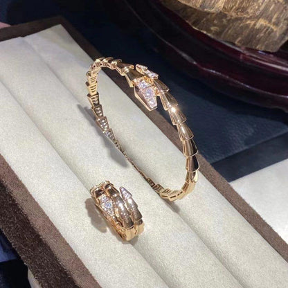 [Eternal Jewelry]SERPENTI BRACELET DIAMONDS PINK GOLD