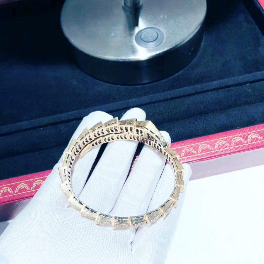 [Eternal Jewelry]SERPENTI BRACELET 8MM PINK GOLD DIAMOND