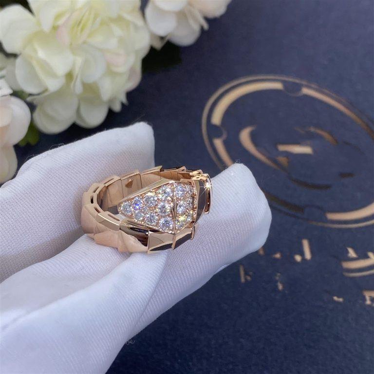 [Eternal Jewelry]SERPENTI RING PINK GOLD DIAMOND