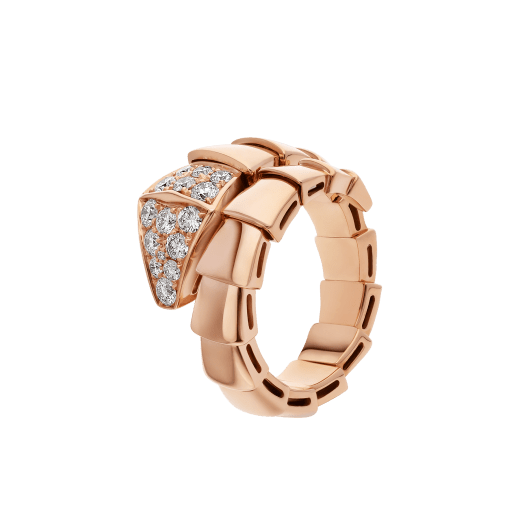 [Eternal Jewelry]SERPENTI RING PINK GOLD DIAMOND
