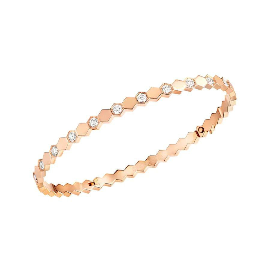 [Eternal Jewelry]BEE LOVE PINK GOLD DIAMOND BRACELET