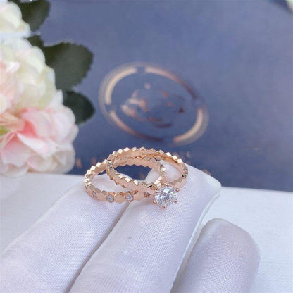 [Eternal Jewelry]BEE LOVE RING PINK GOLD DIAMOND