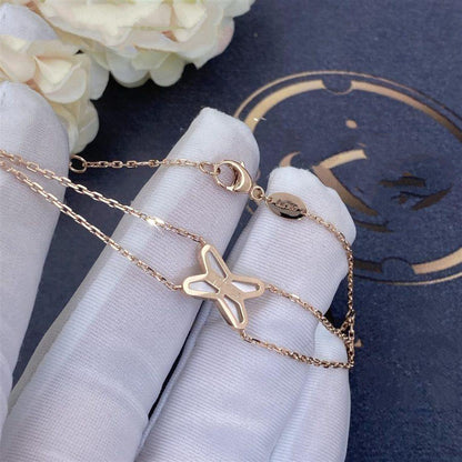 [Eternal Jewelry]JEUX BRACELET WHITE MOP PINK GOLD 1 DIAMOND