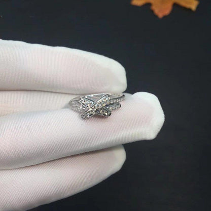 [Eternal Jewelry]JEUX DE SILVER DIAMOND RING