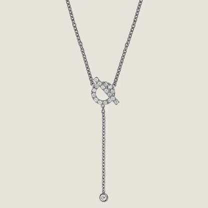 [Eternal Jewelry]FINESSE SILVER DIAMOND NECKLACE
