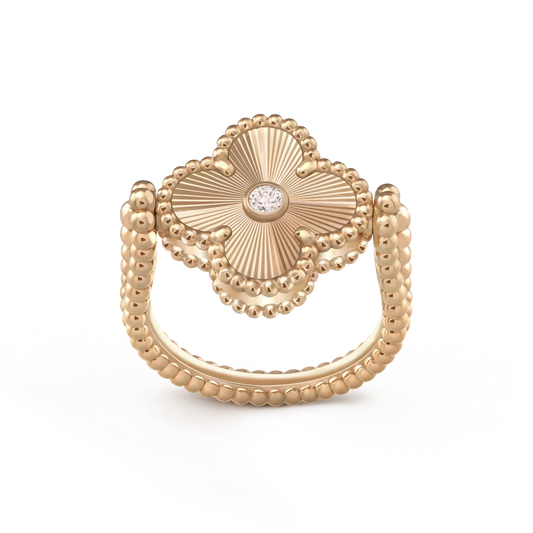 [Eternal Jewelry]CLOVER RIVERSIBLE ROSE GOLD RING