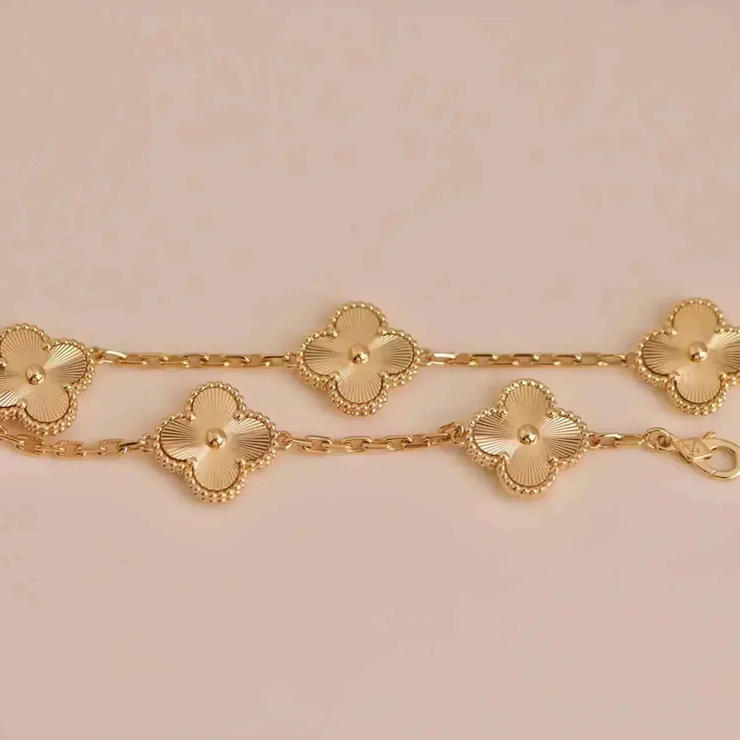 [Eternal Jewelry] CLOVER 5 MOTIF LASER BRACELET COLLECTION