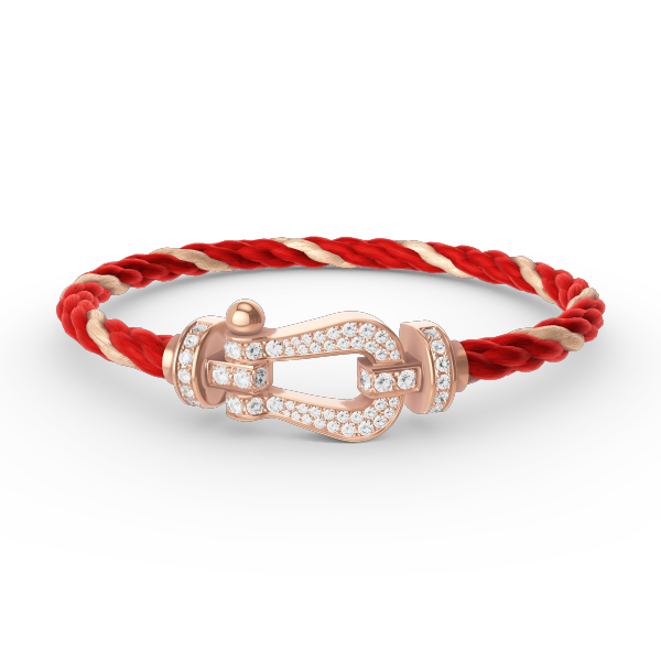[Eternal Jewelry]FORCE LARGE HORSESHOE FULL DIAMOND BRACELET ROSE GOLD