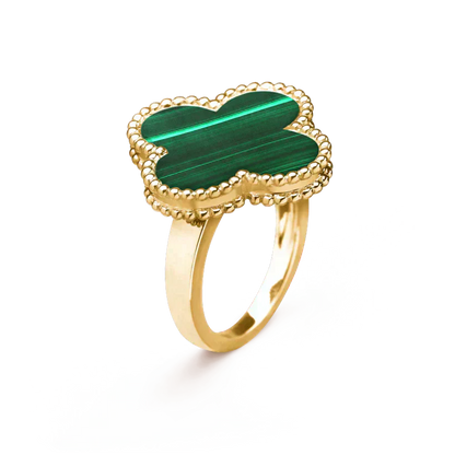 [Eternal Jewelry]CLOVER MALACHITE RING