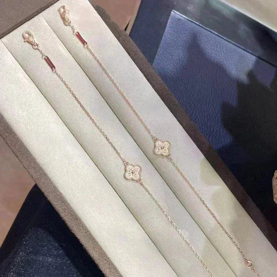 [Eternal Jewelry]CLOVER SINGLE FLOWER BRACELET