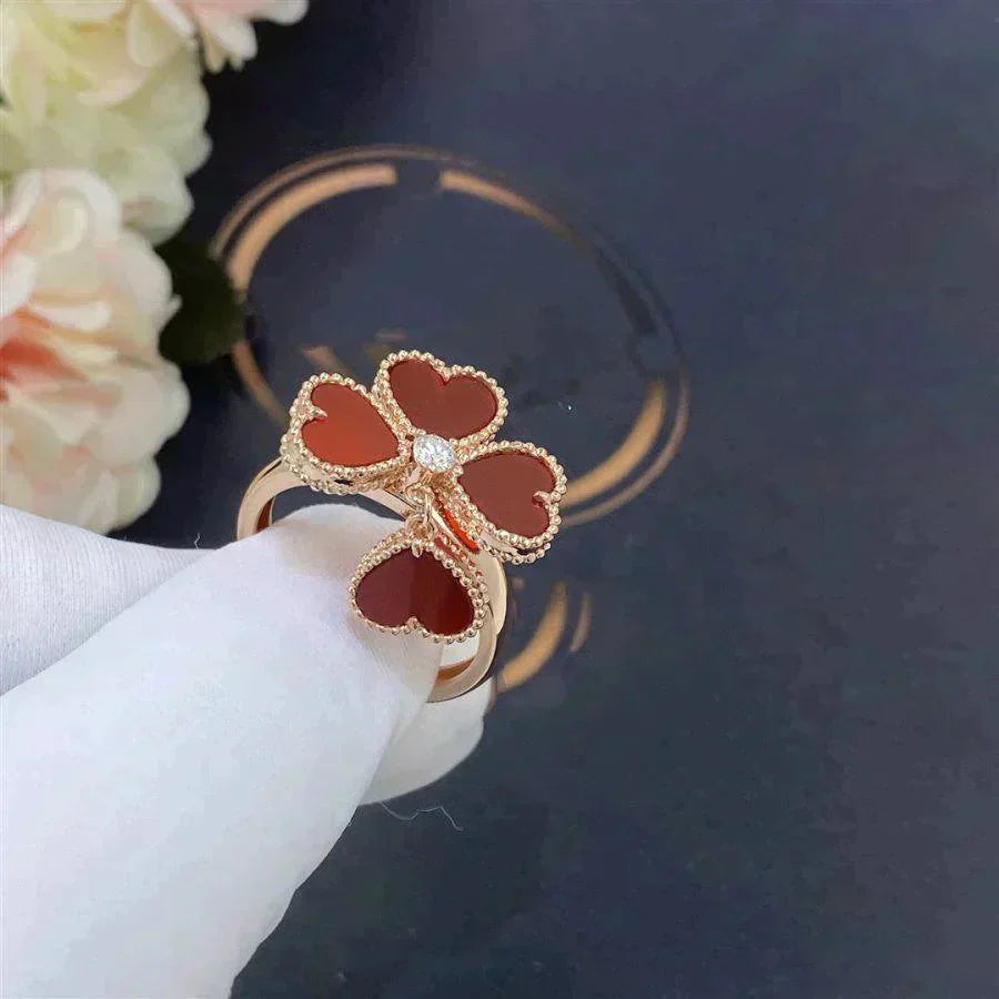 [Eternal Jewelry]SWEET CLOVER CARNELIAN RING