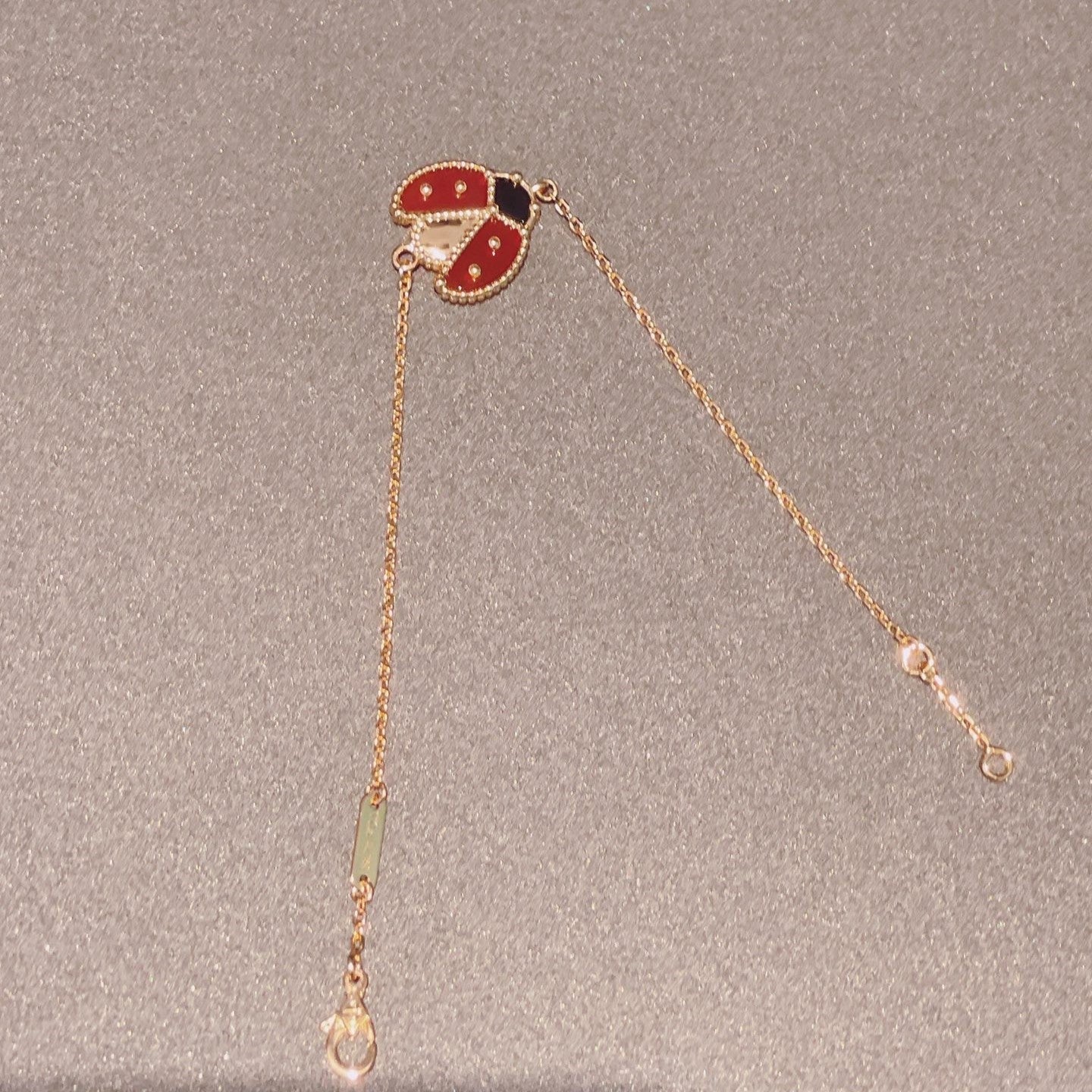 [Eternal Jewelry]LUCKY SPRING 1 MOTIF PINK GOLD BRACELET