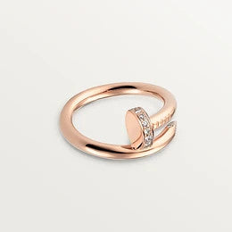 [Eternal Jewelry]JUSTE RING 2.65MM PINK GOLD DIAMOND
