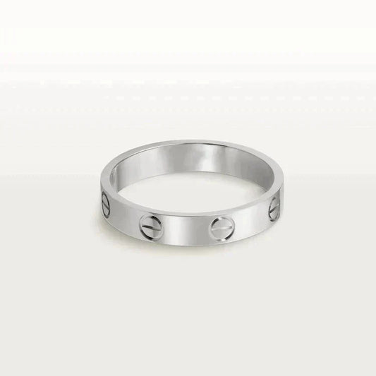 [Eternal Jewelry]LOVE RING 4MM 1 DIAMOND SILVER